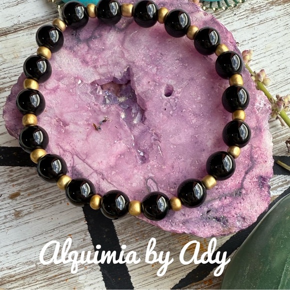Alquimia by Ady Black and Gold Bracelet - Picture 1 of 1